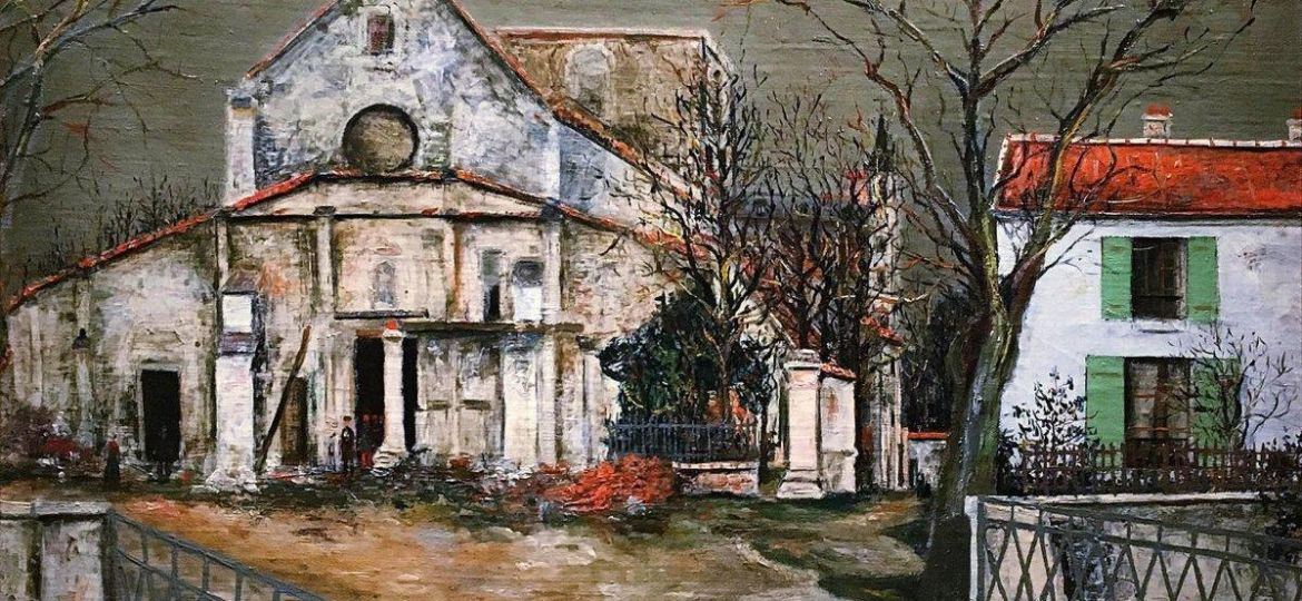 Морис Утрилло - Церковь в Сермезе, ок. 1914-16