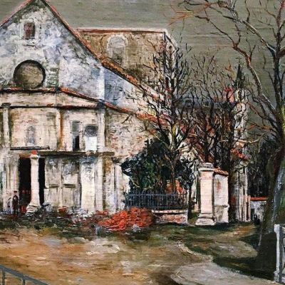 Морис Утрилло - Церковь в Сермезе, ок. 1914-16