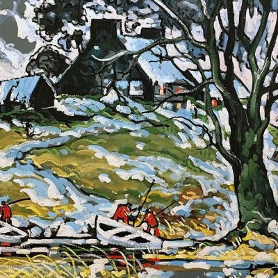 Марк Аурель Фортен - Первый снег, 1937