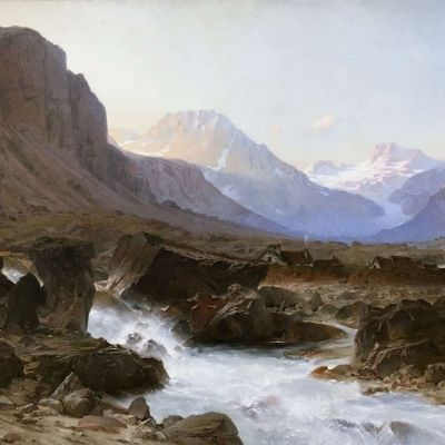 Лоран Гюеталь - Берарда в Ойсанс, 1882 (холст, масло)