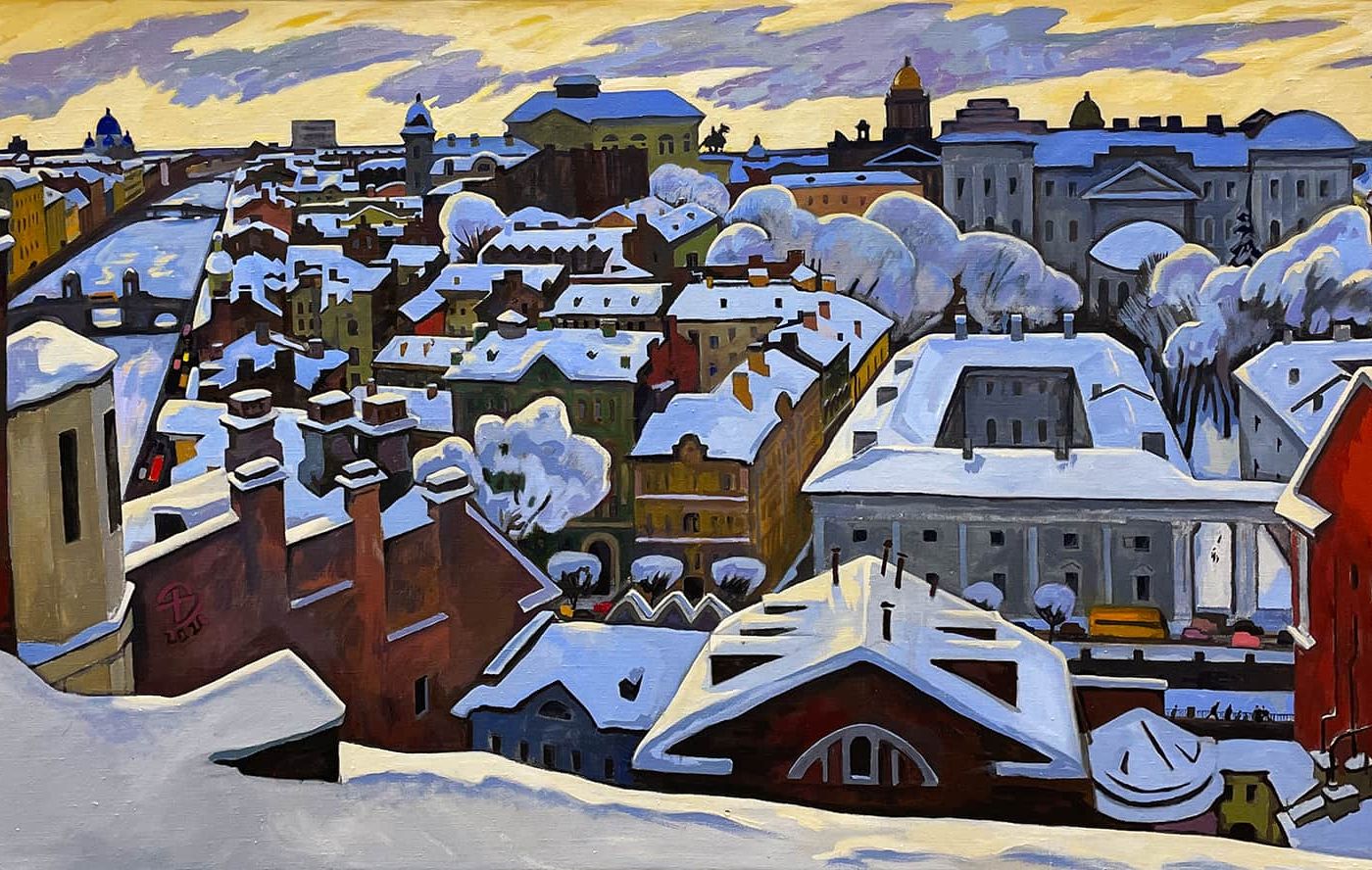 Валерий Филиппов — Над городом, 2021 (холст, масло)