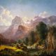 Юлиус Ланге — Вид Баварии. Горы возле Берхтесгадена, 1854<br>(Музей модернизма в Милане)