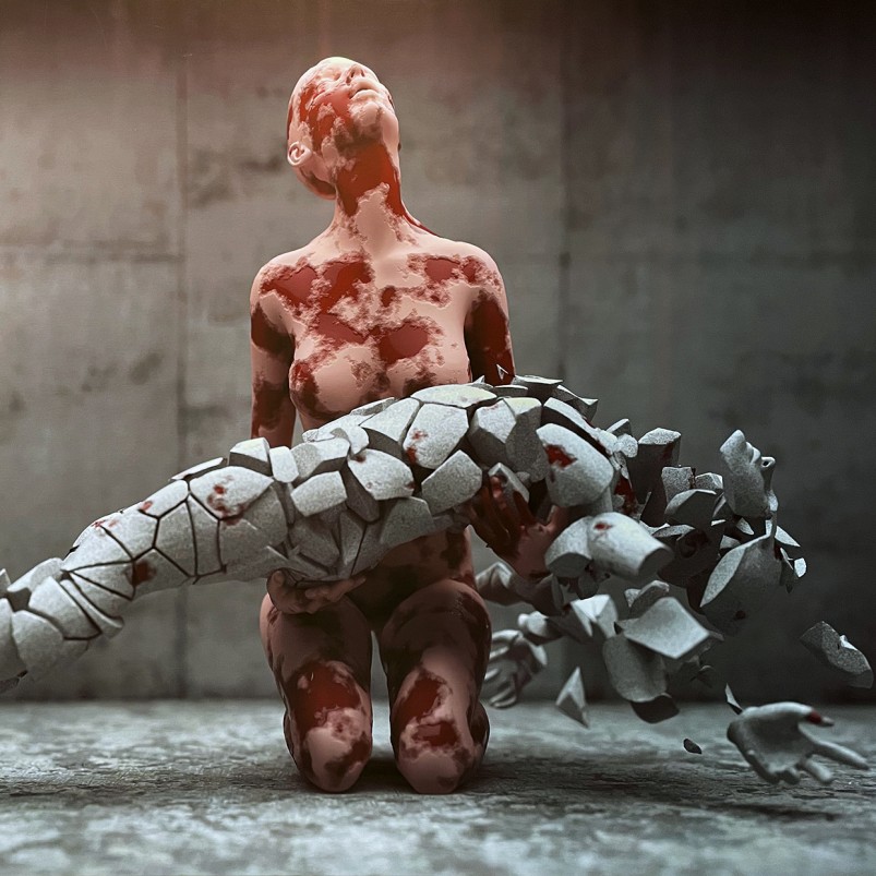 Адам Мартинакис — Неотвратимость времени/Пьета (цифровая печать), 2013