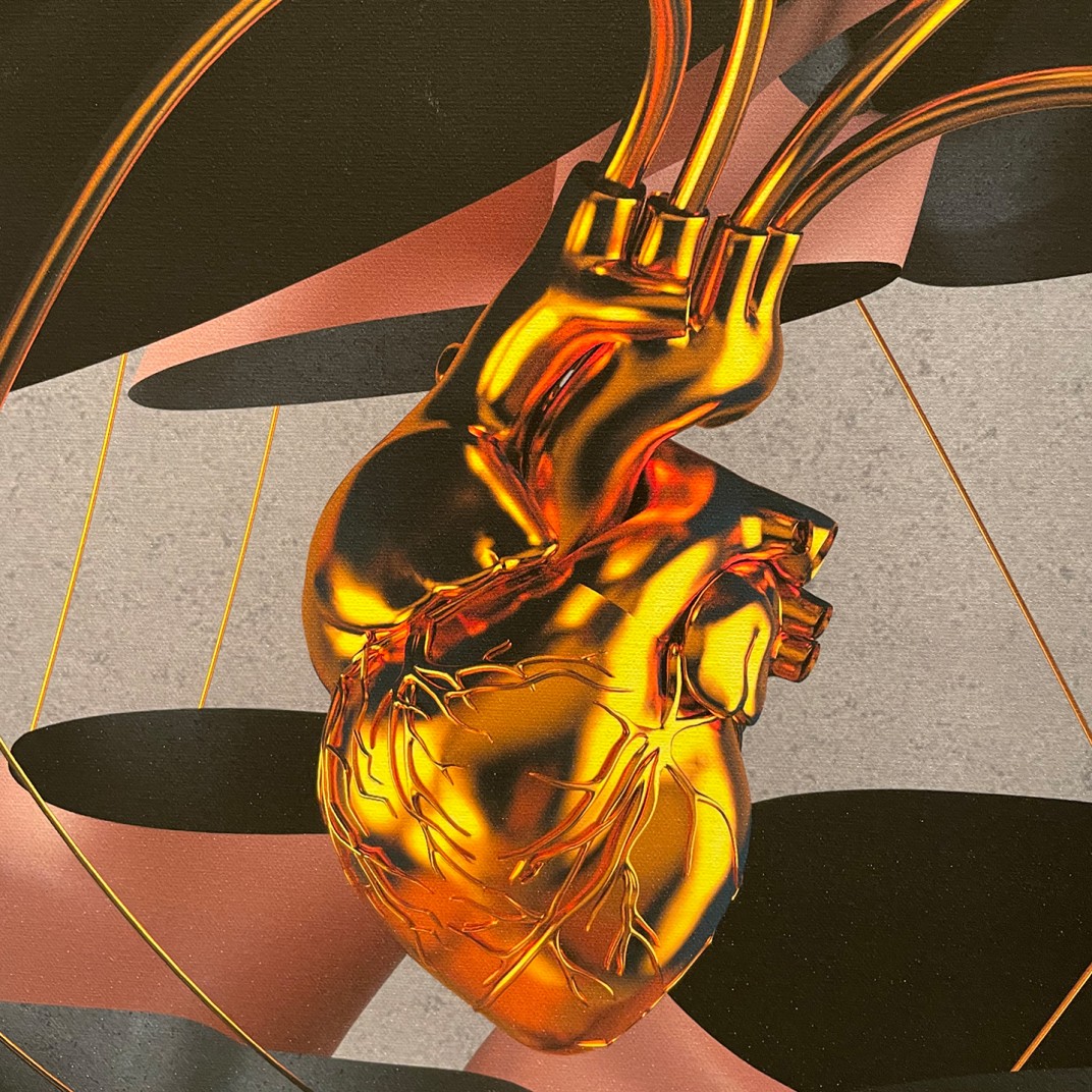 Адам Мартинакис — Общий ритм, фрагмент (цифровая печать), 2014