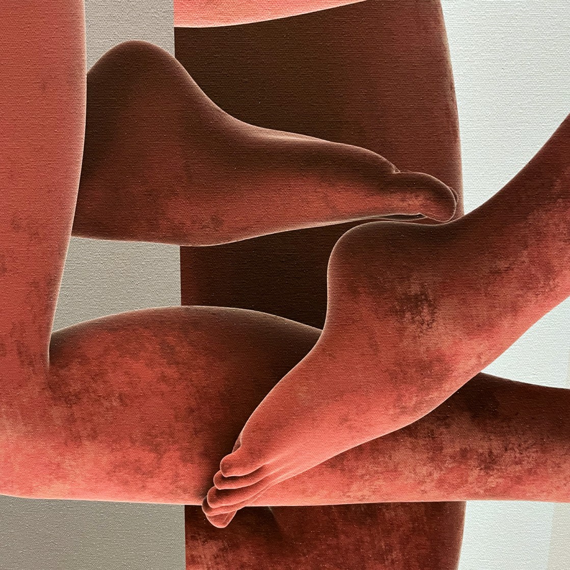 Адам Мартинакис — Спрятаться за чертой, фрагмент (цифровая печать), 2018