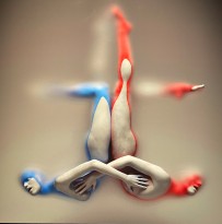 Адам Мартинакис — Супергерои в свободном падении (цифровая печать), 2018