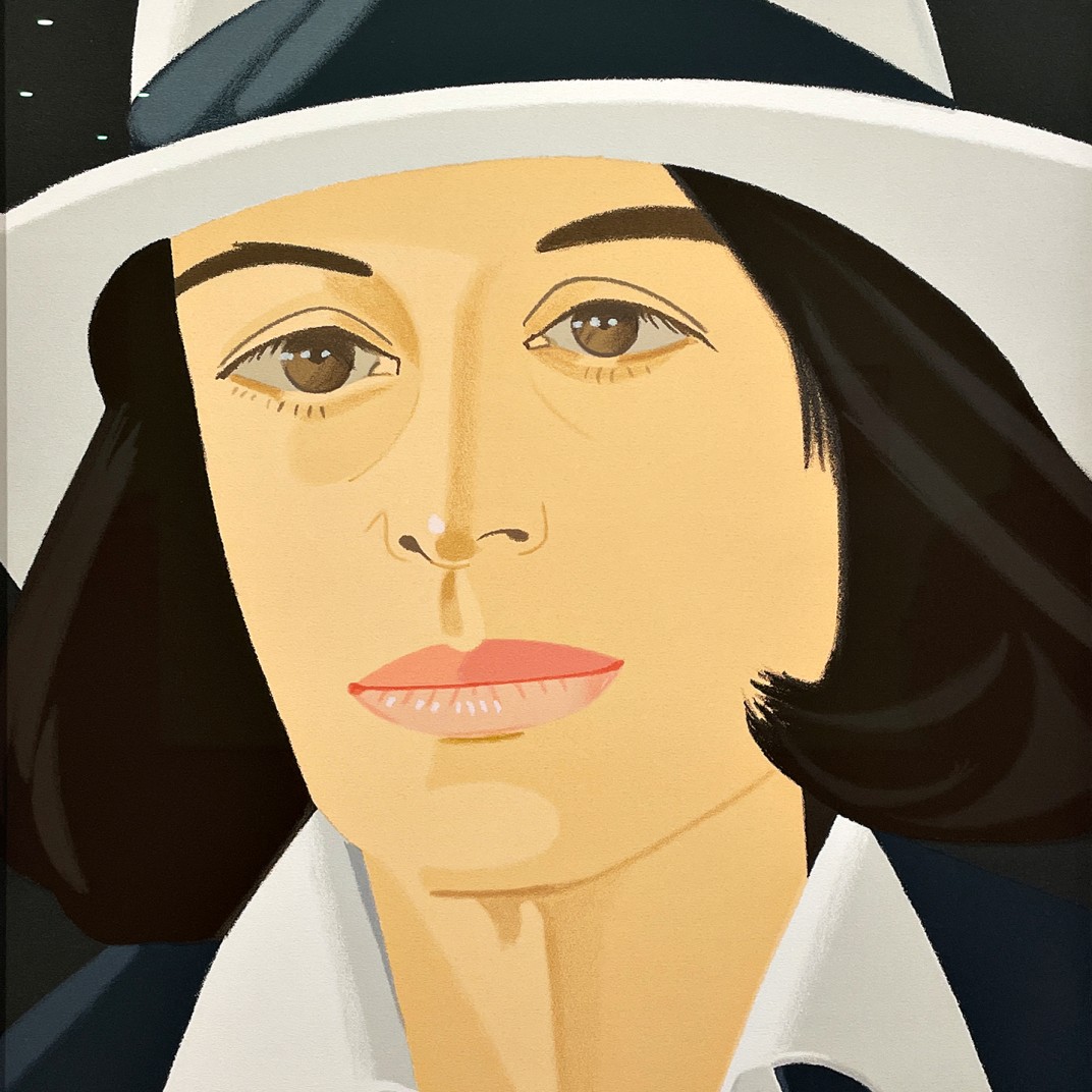 Алекс Кац — Белая шляпа, 1990 (трафаретная печать)