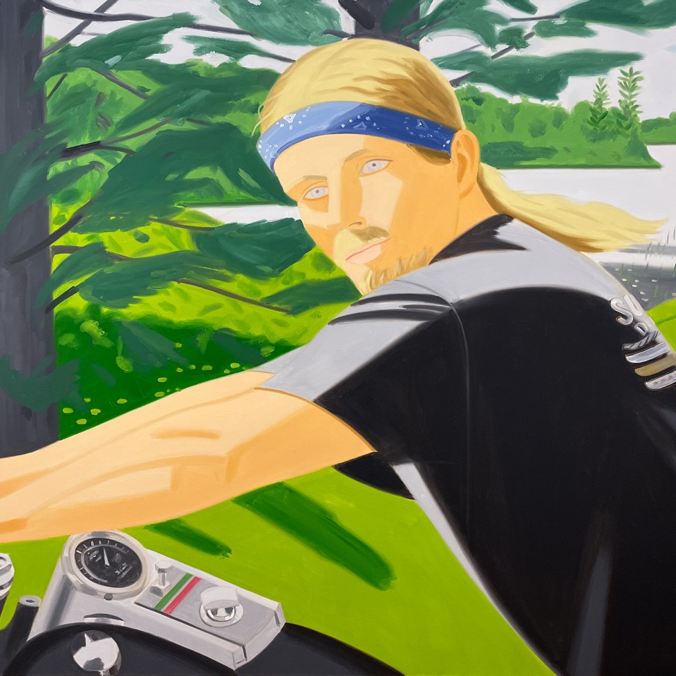 Алекс Кац — Джон, 1982 (холст, масло)