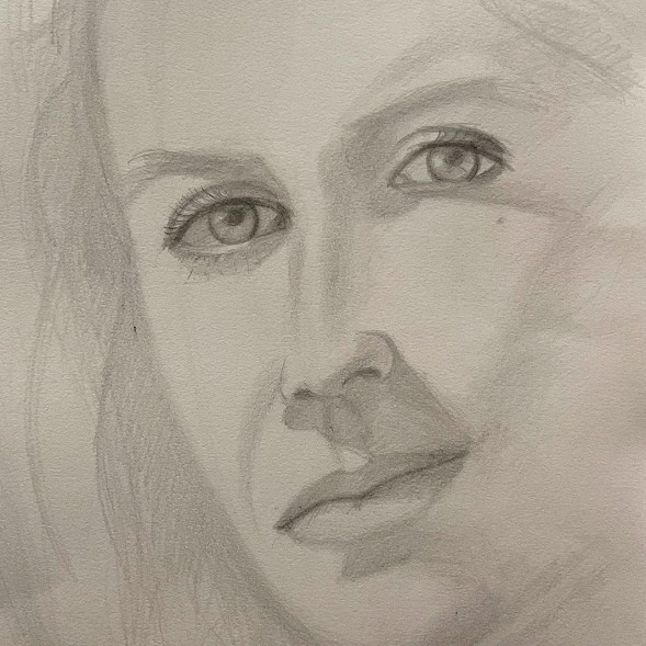 Алекс Кац — Конни, 1992 (карандаш, бумага)