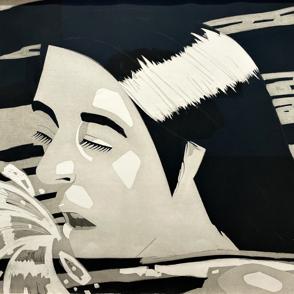 Алекс Кац — Пловец, 1974 (акватинта)