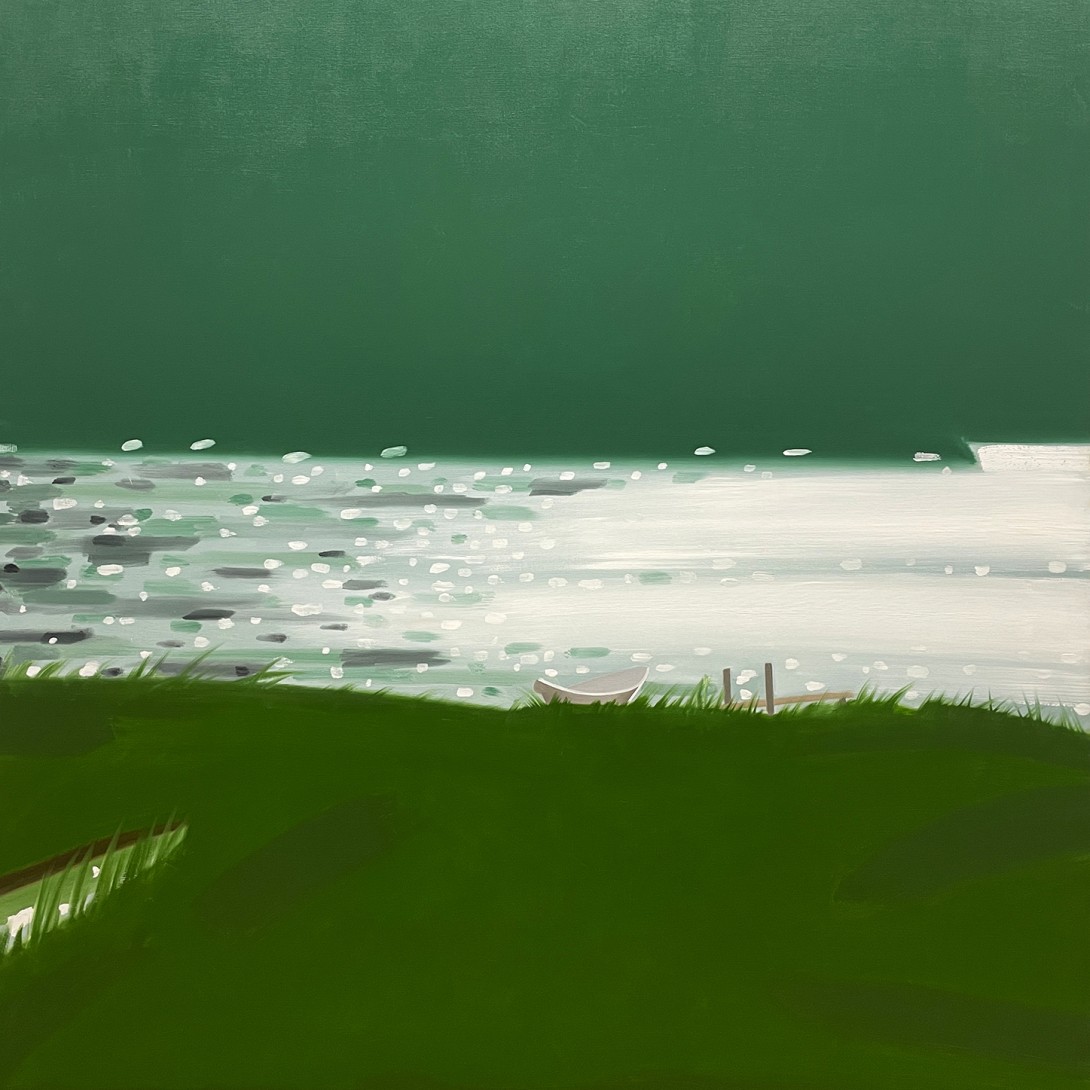 Алекс Кац — Под звёздами, 1987 (холст, масло)