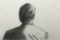 Алекс Кац — Ричард, 2006 (уголь, бумага)