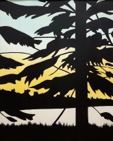 Алекс Кац — Сумерки 1, 2009 (гравюра на дереве)