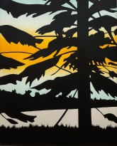 Алекс Кац — Сумерки 2, 2009 (гравюра на дереве)