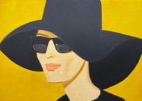 Алекс Кац — Черная шляпа 2, 2010 (холст, масло)