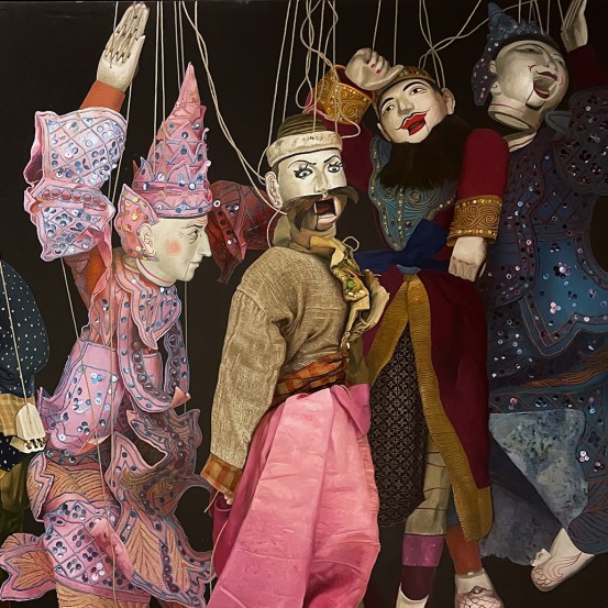 Алексей Бегак — Марионетки, 2013 (холст, масло)