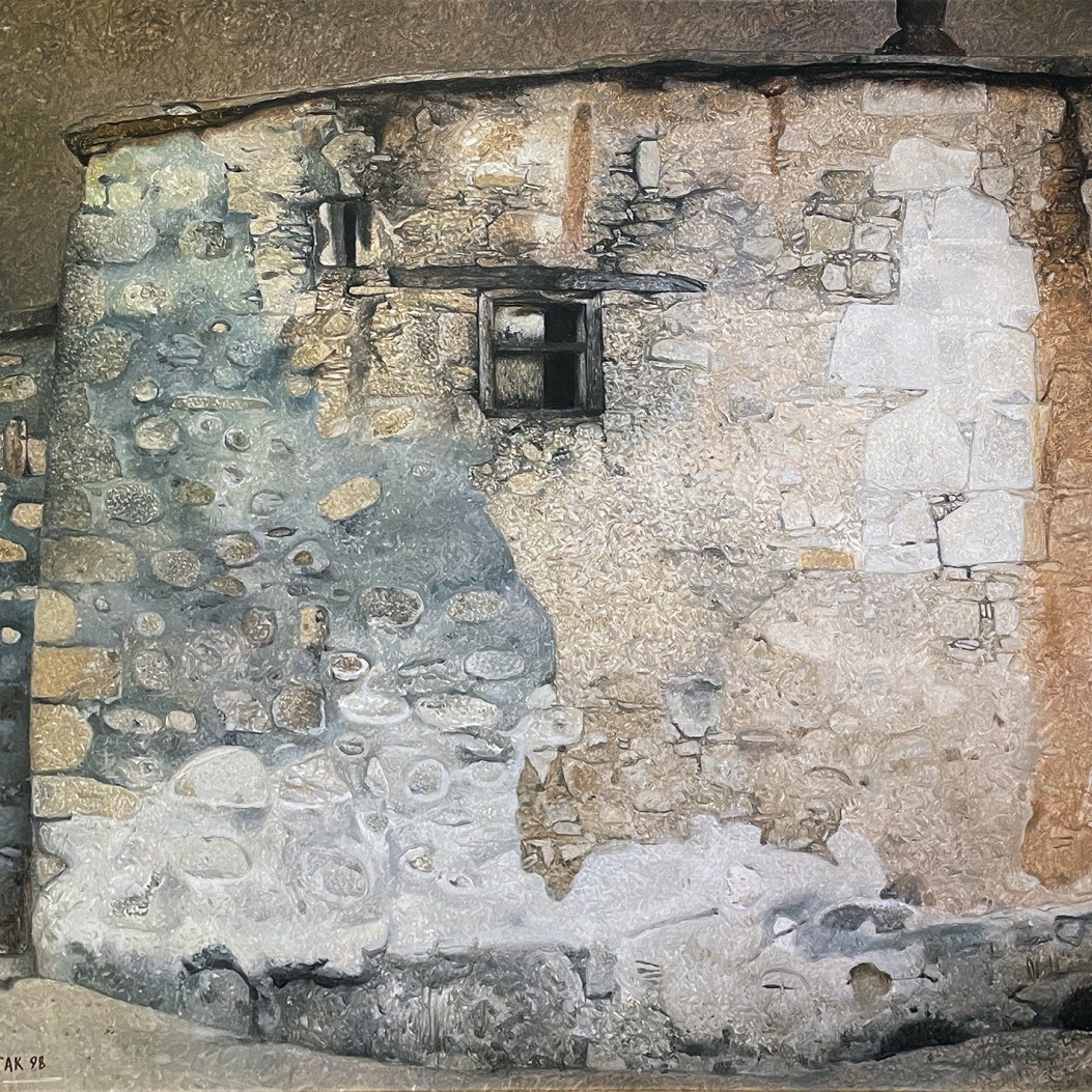 Алексей Бегак — Портрет кипрского дома, 1998 (холст, масло)