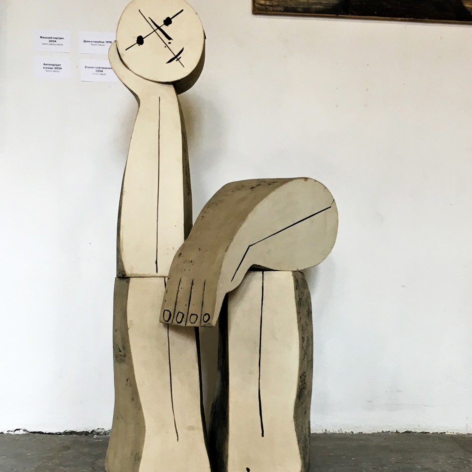 Александр Задорин — Задумавшиеся_1, 1999 (керамика, окислы)