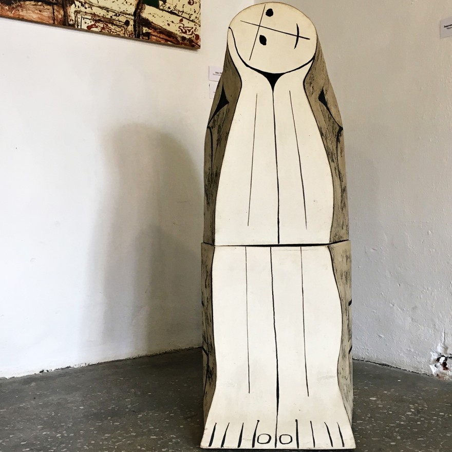 Александр Задорин — Задумавшиеся_2, 1999 (керамика, окислы)