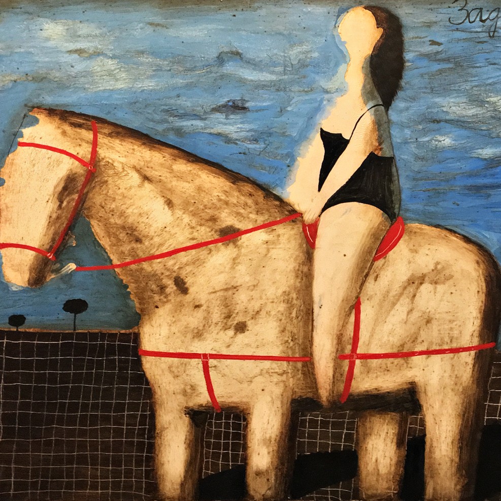 Александр Задорин — Наездница, 1998 (холст, масло)