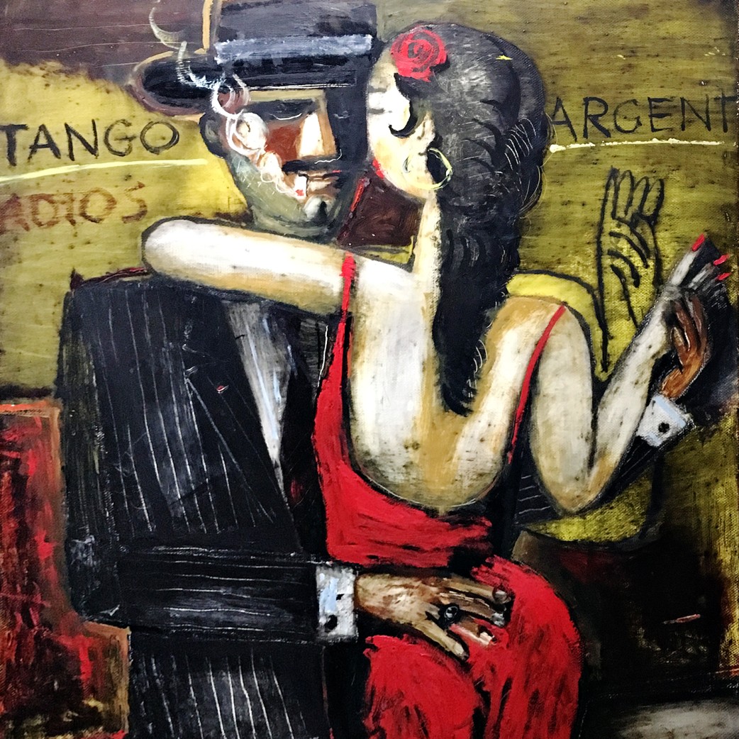 Александр Задорин — Танго, 2003 (холст, масло)