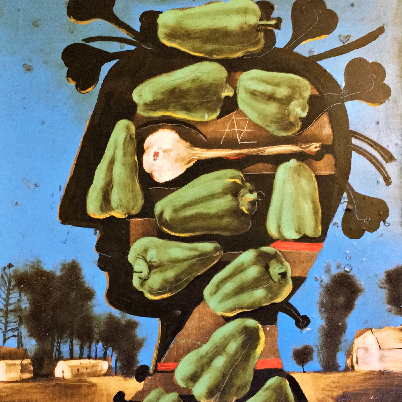 Александр Задорин — Триптих. Мотив Овощи, 2005 (холст, масло)