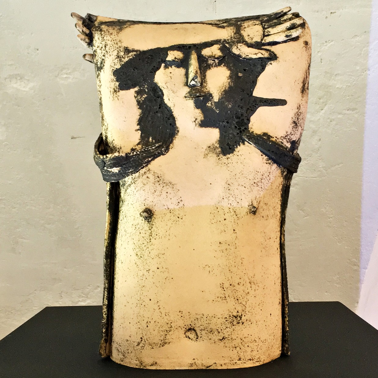 Александр Задорин — Утром, 1998 (шамот, окислы)