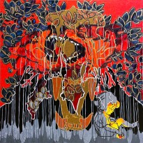 Анна Осипова — Лотос. Из серии 'Люди и боги', 2020 (холст, масло)