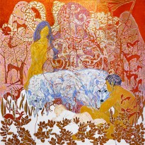 Анна Осипова — Сон о драконе, 2017 (холст, масло)