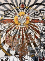 Анна Осипова — Умай (триптих), фрагмент, 2019 (холст, масло)