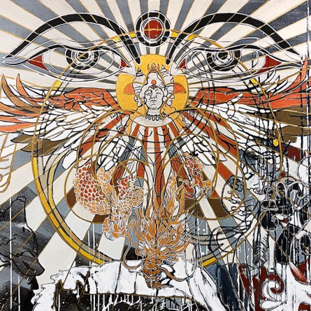 Анна Осипова — Умай (триптих), центр, 2019 (холст, масло)