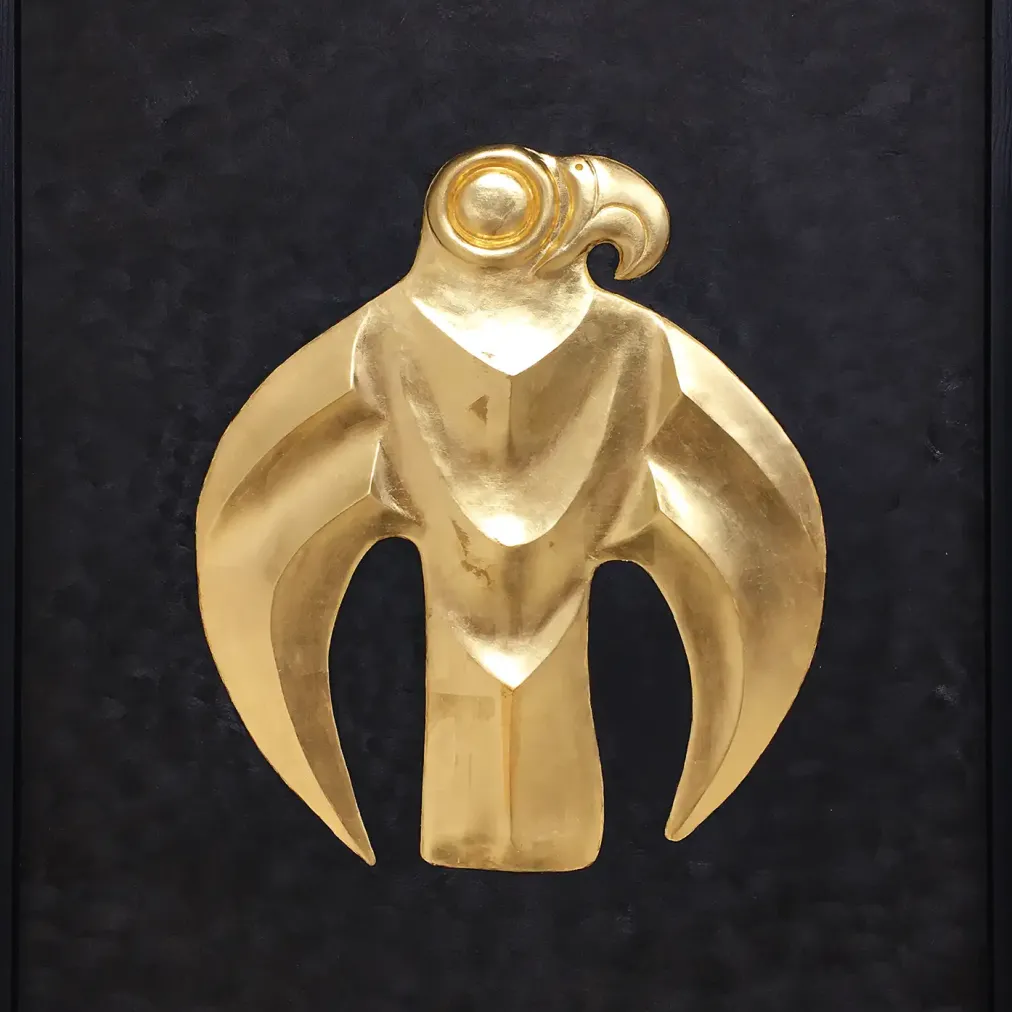 Александр Николенко — Золото империи. Сокол, 2017 (холст, смешанная техника)