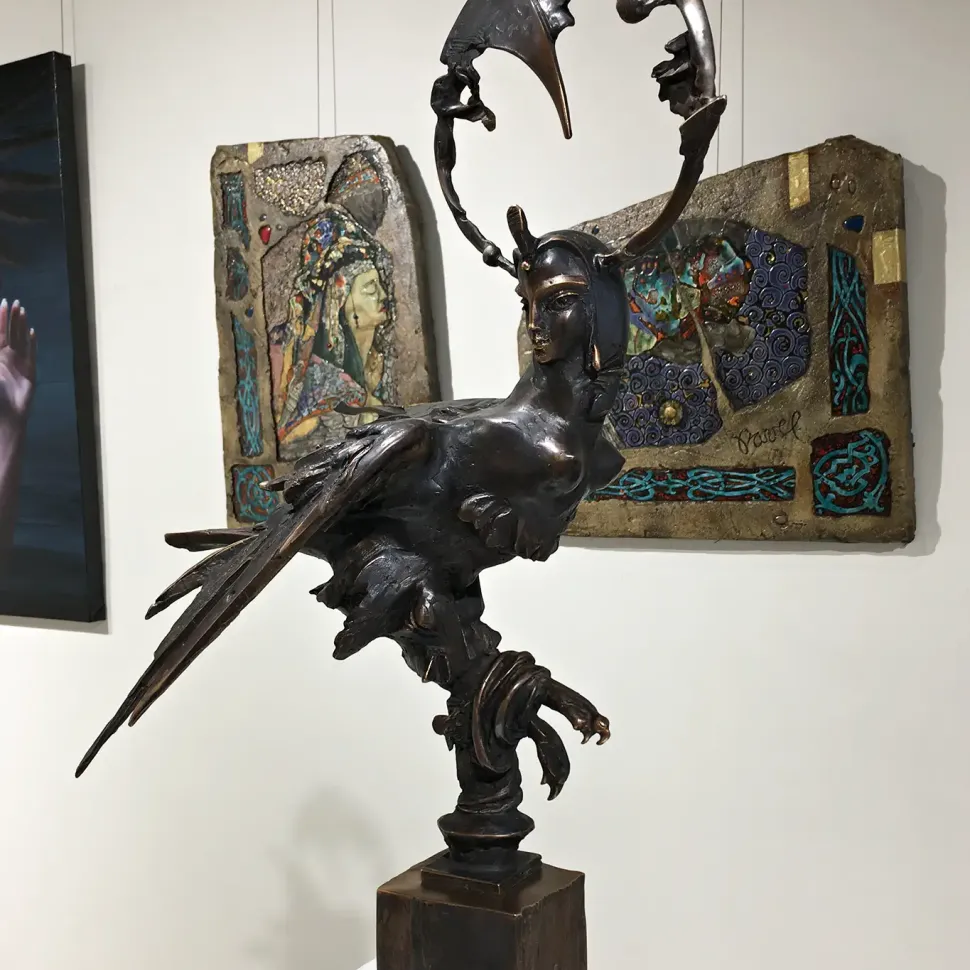 Семён Жохов — Птица Гамаюн 1, 2018 (бронза)