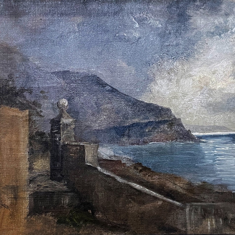 Мария Эгнер — Берег возле Неаполя, 1880 (холст, масло)