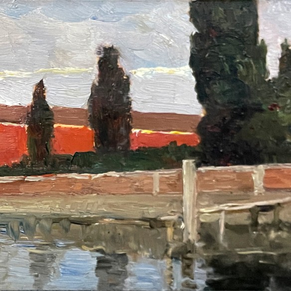 Мария Эгнер — Венецианский мотив, 1890 (холст, масло)