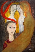 Белла Бризель — Без названия, 1955 (холст, масло)