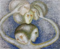 Белла Бризель — Воспоминание, 1976 (холст, масло)