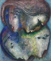 Белла Бризель — Головы, 1954 (холст, масло)