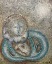 Белла Бризель — Дом, 1975 (холст, масло)