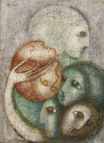 Белла Бризель — Круговой сегмент, 1974 (холст, масло)