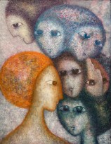 Белла Бризель — Рядом, 1972 (холст, масло)