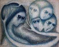 Белла Бризель — Свинг, 1976 (холст, масло)