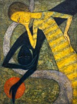 Белла Бризель — Спуск, 1956 (холст, масло)