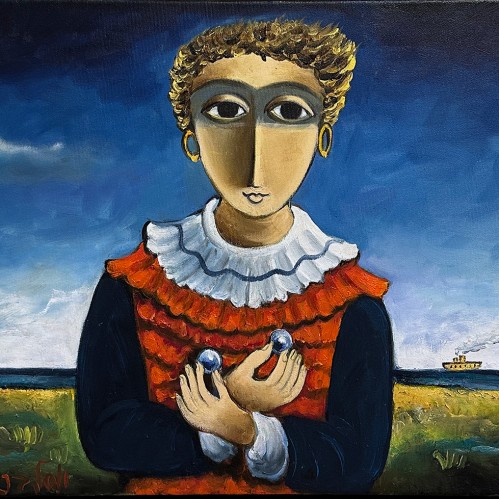 Йосл Бергнер — Девочка с пузырьками, 11040 $