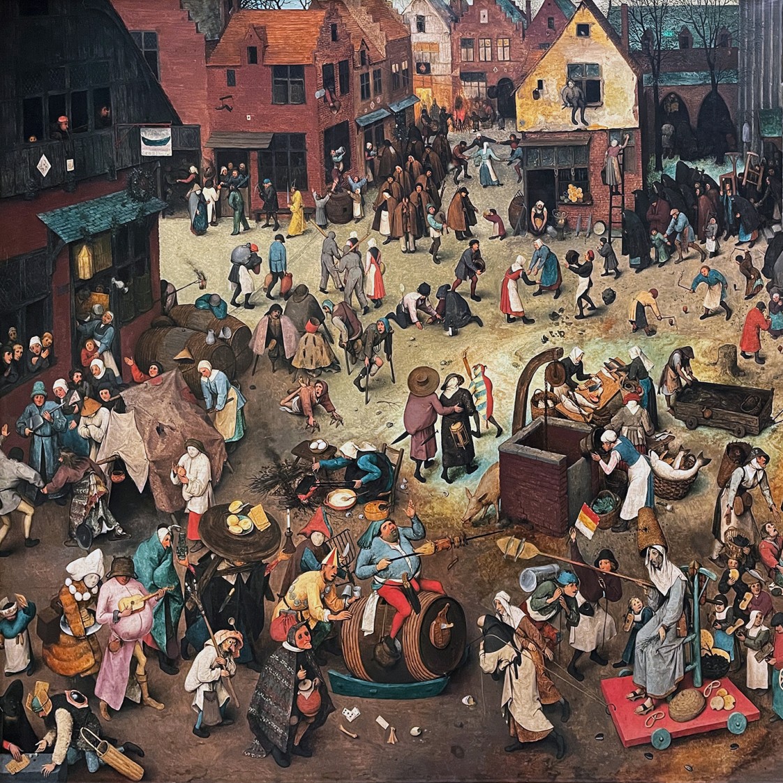 Питер Брейгель (Мужицкий) — Поединок Масленицы и Поста, 1559