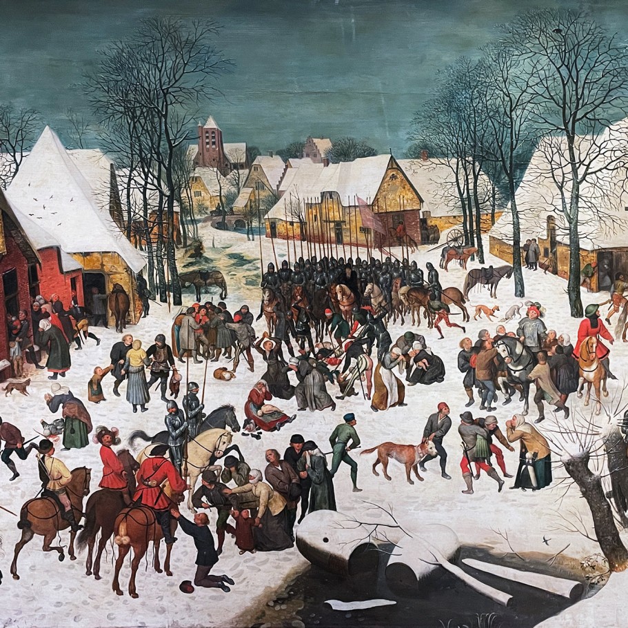 Питер Брейгель (Мужицкий) — Избиение младенцев (последняя четверть XVI в.)