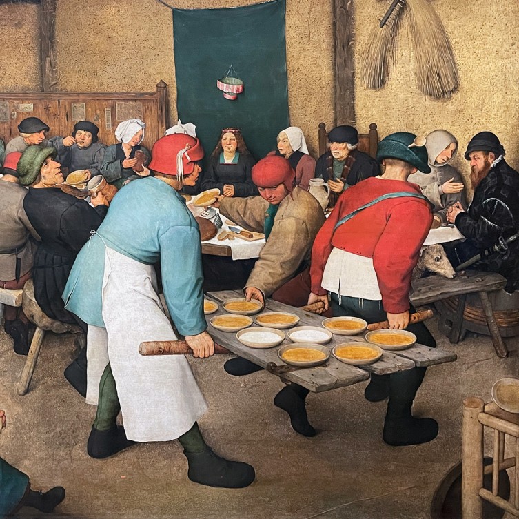 Питер Брейгель (Мужицкий) — Крестьянская свадьба, 1568