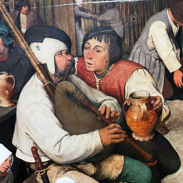 Питер Брейгель (Мужицкий) — Крестьянский танец, 1568 (фрагмент)