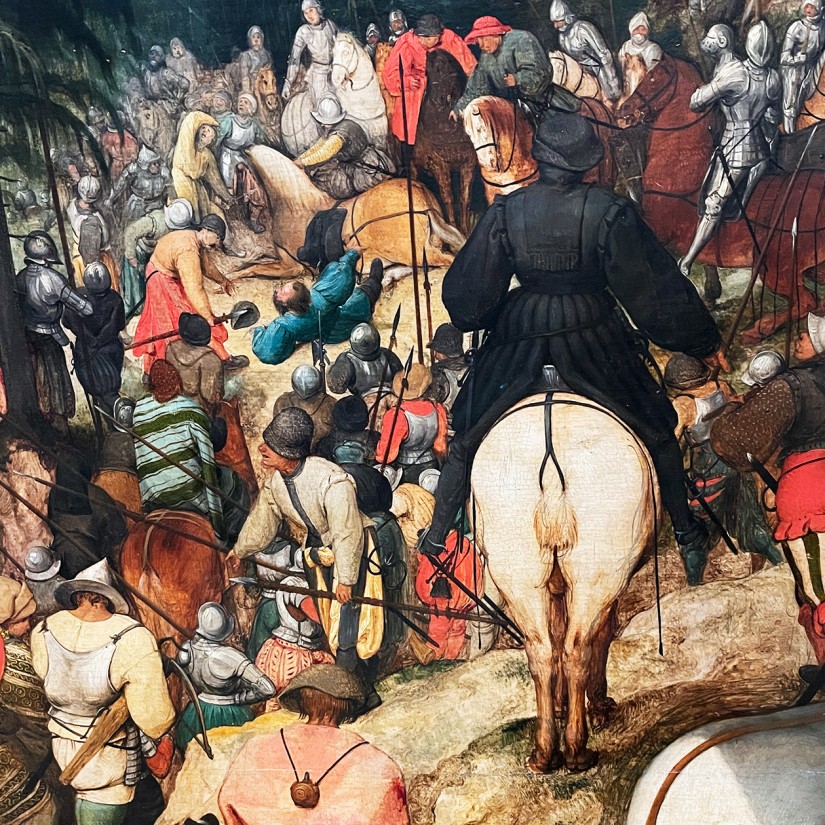 Питер Брейгель (Мужицкий) — Обращение Павла, 1567 (фрагмент)