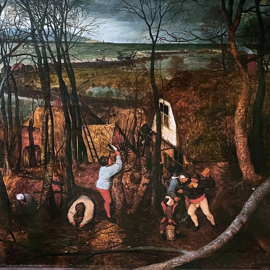 Питер Брейгель (Мужицкий) — Хмурый день (Ранняя весна), 1565